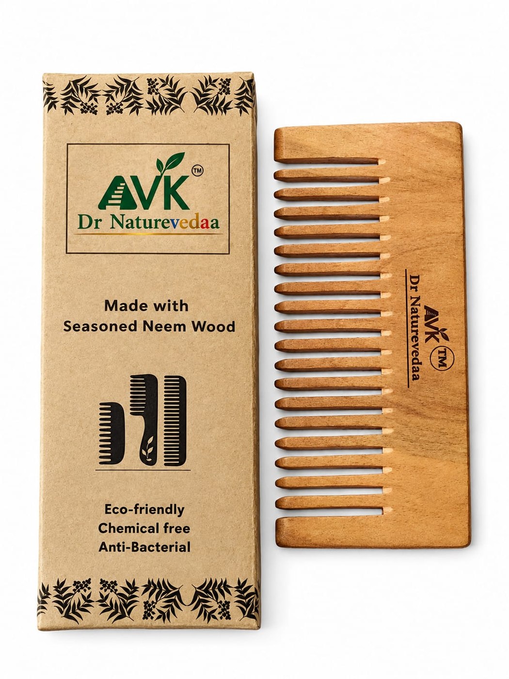 Wooden Neem Comb